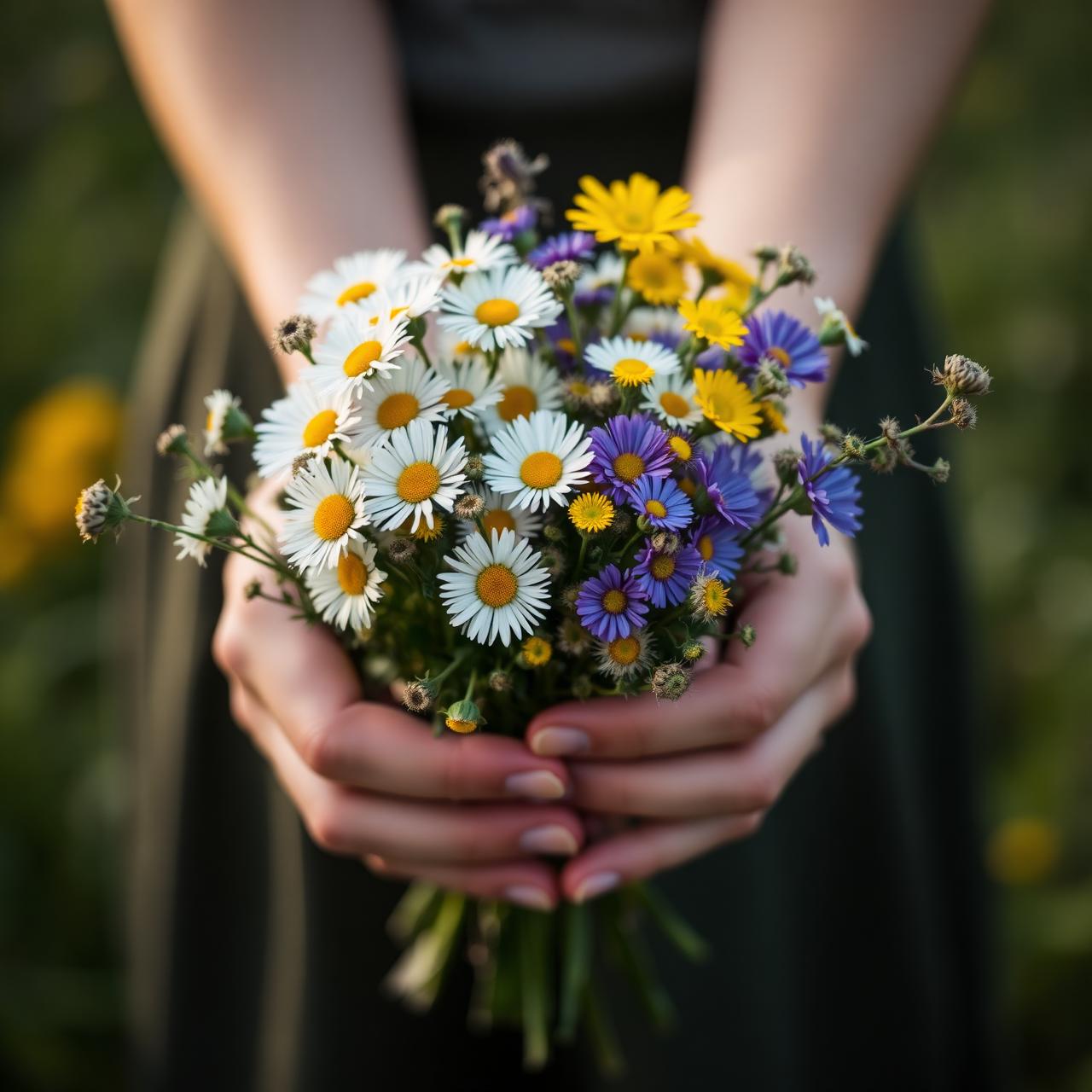 A wildflower bouquet