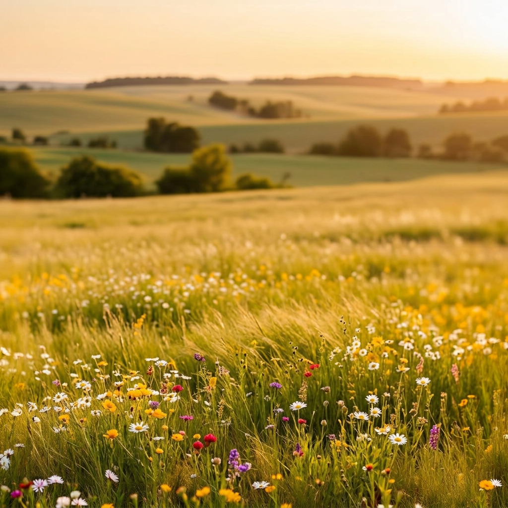 Friends in the meadow